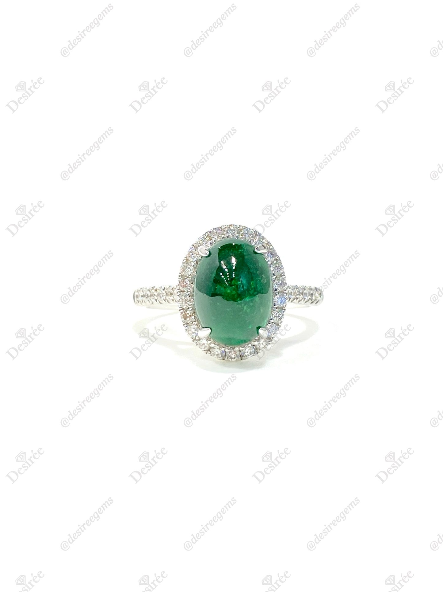 Natural Tsavorite Green Garnet 4.10ct Ring