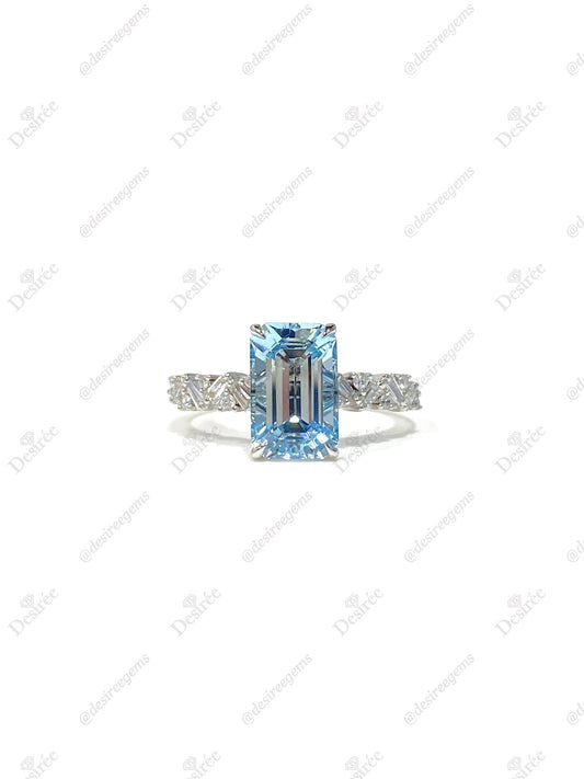 Natural Aquamarine 2.20ct Ring