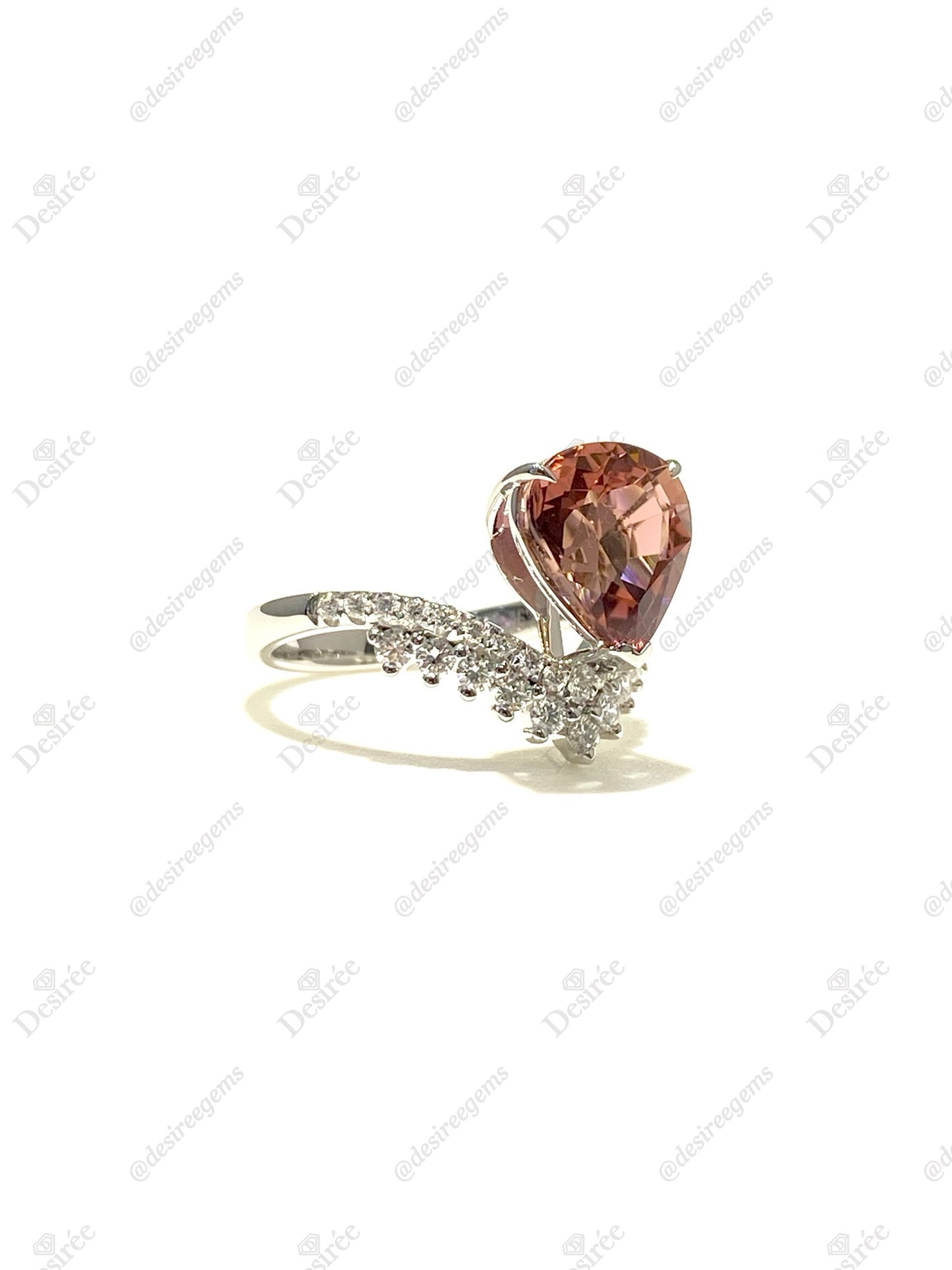 Natural Tourmaline 3.47ct Ring