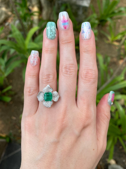 Natural Emerald 1.97ct Ring