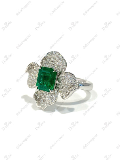 Natural Emerald 1.38ct Ring