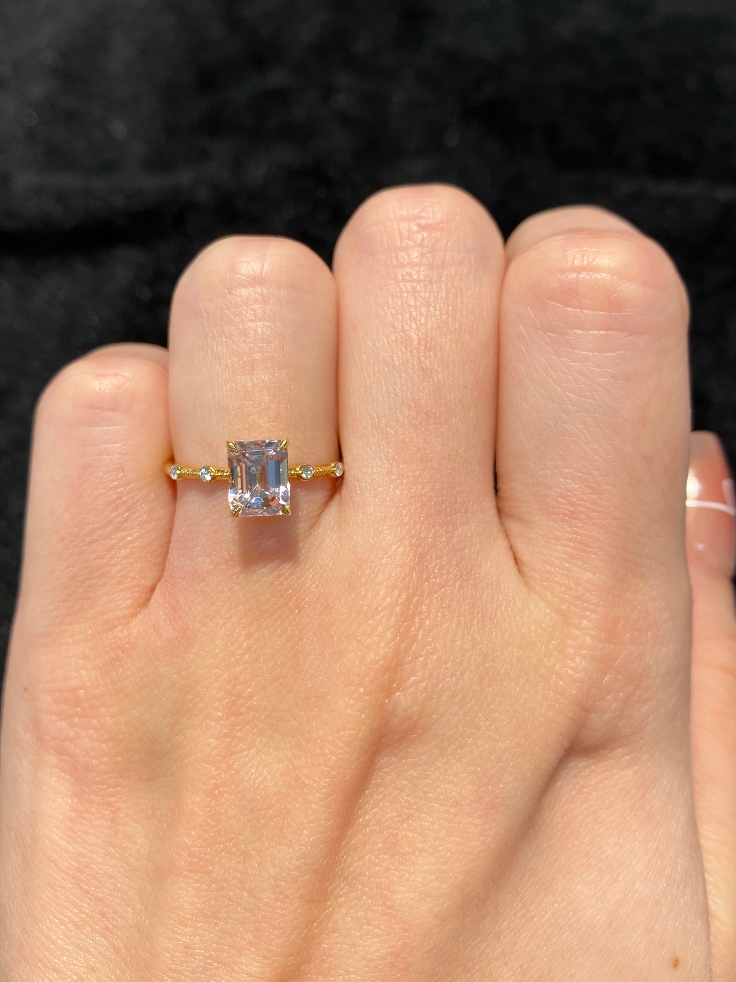 Natural Pink Tourmaline 1.42ct Ring