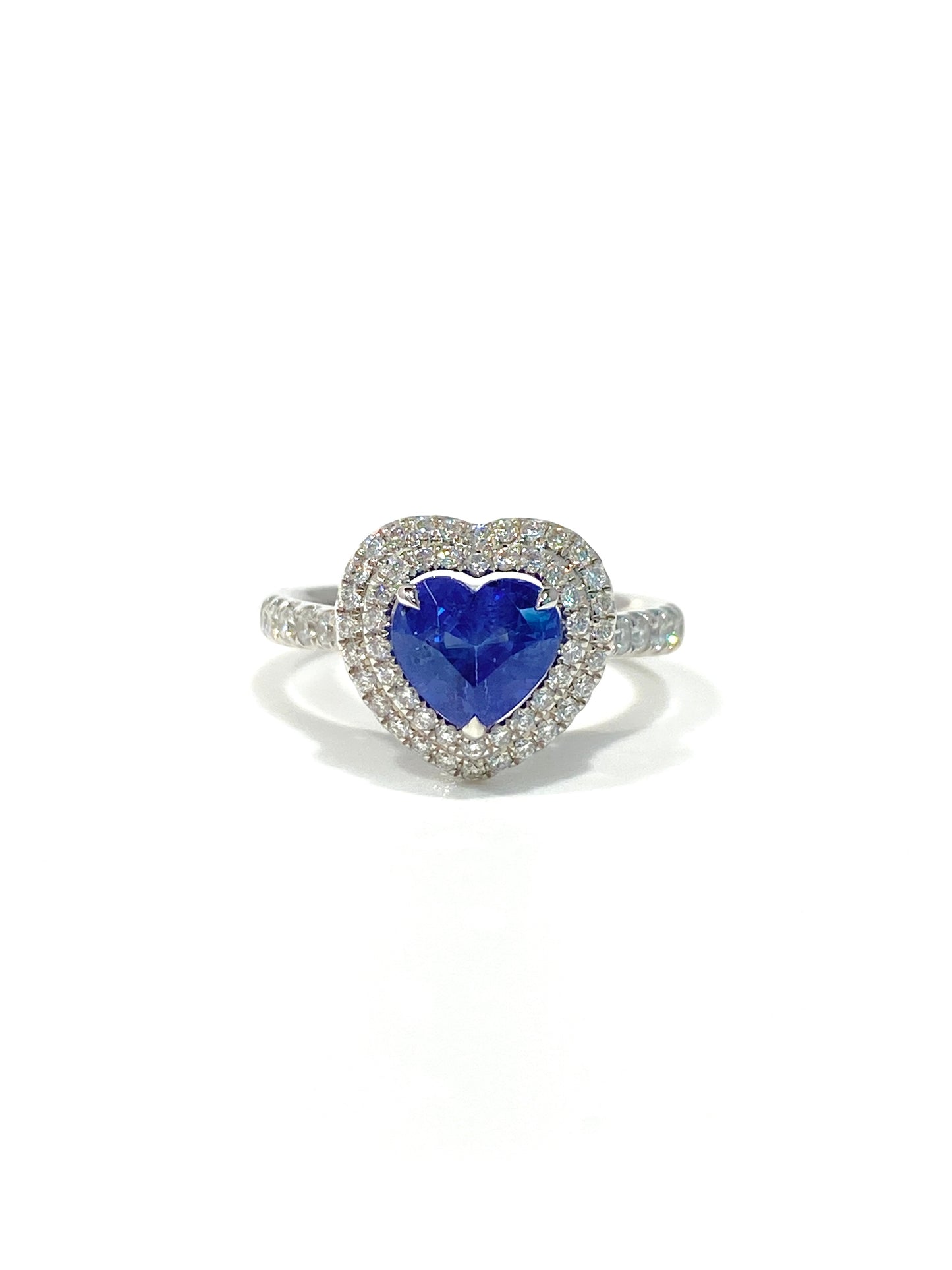 Natural Unheated Blue Sapphire 1.60ct Ring