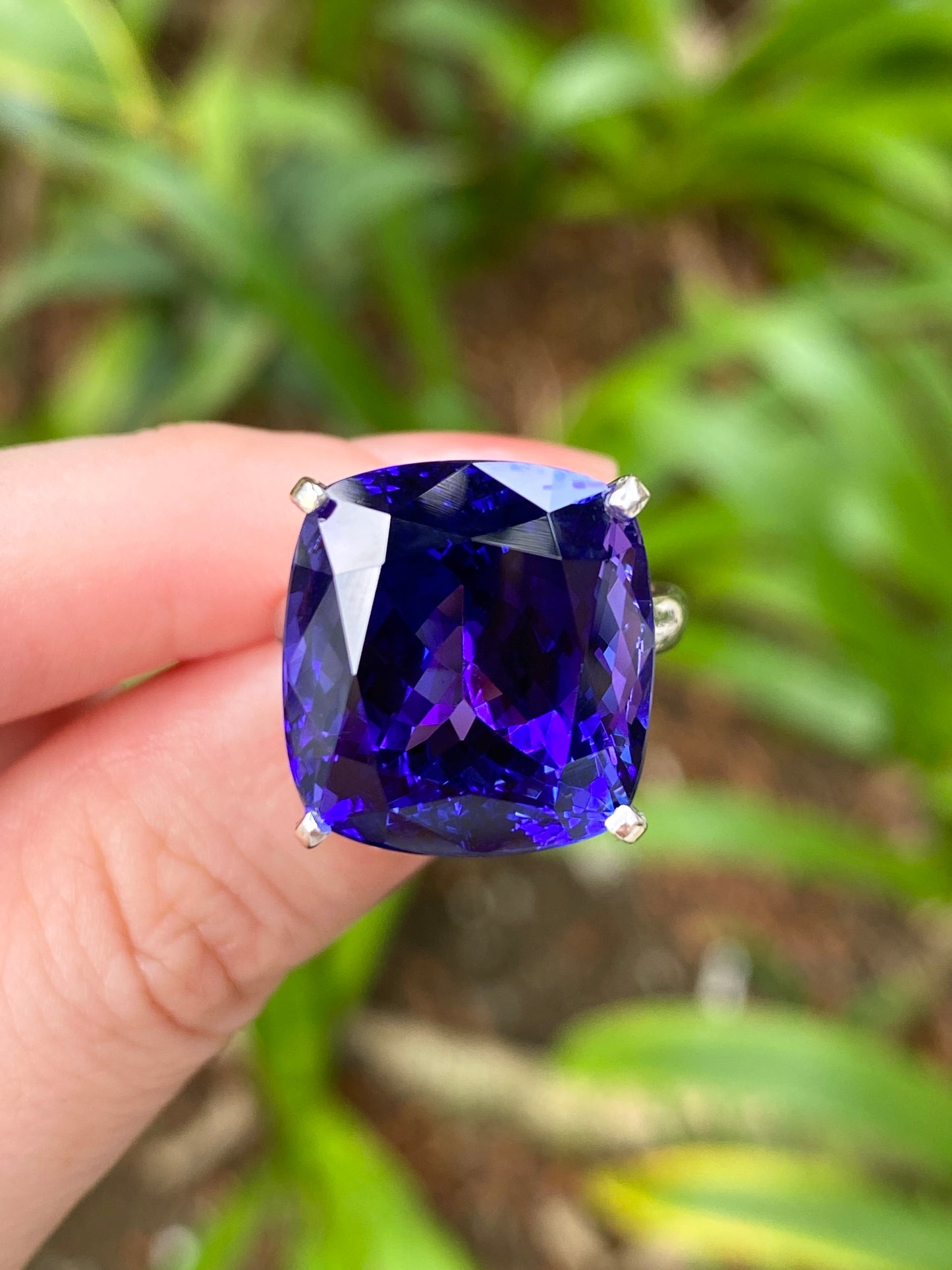 Natural Tanzanite 22.09ct Ring