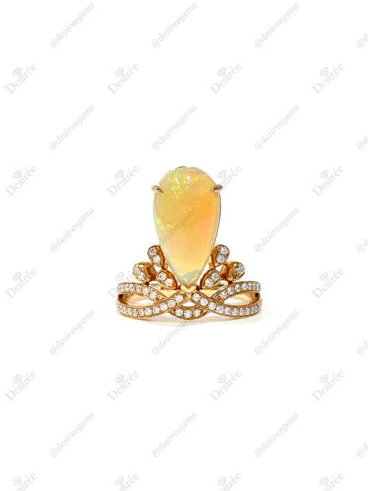 Natural Opal 2.75ct Ring