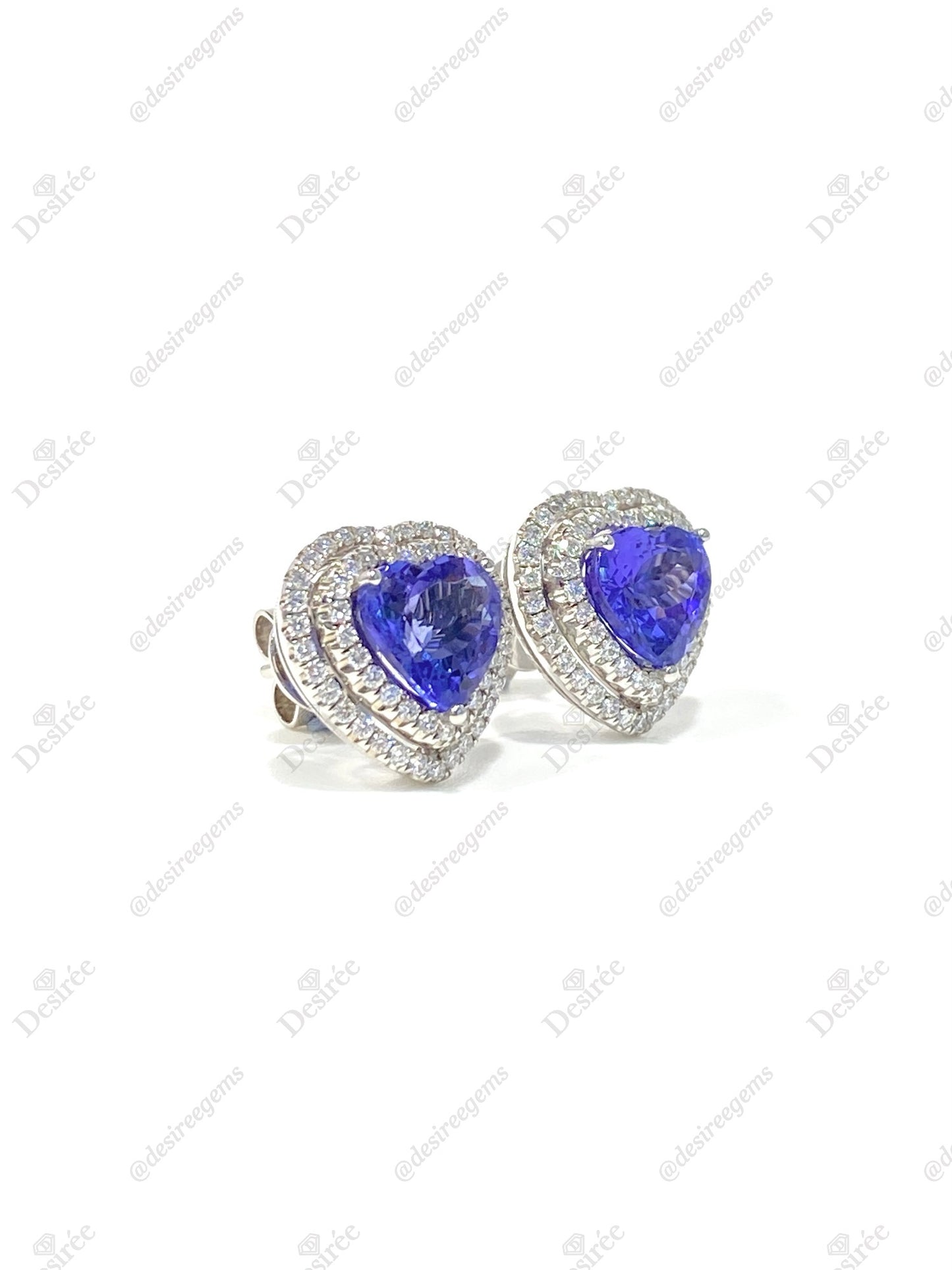 Natural Tanzanite 3.13 Earrings