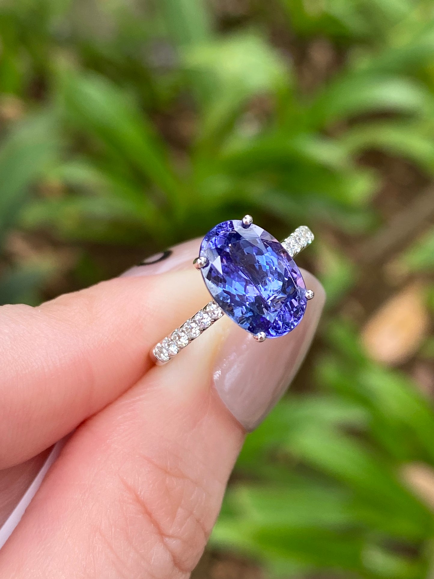 Natural Tanzanite 3.55ct Ring