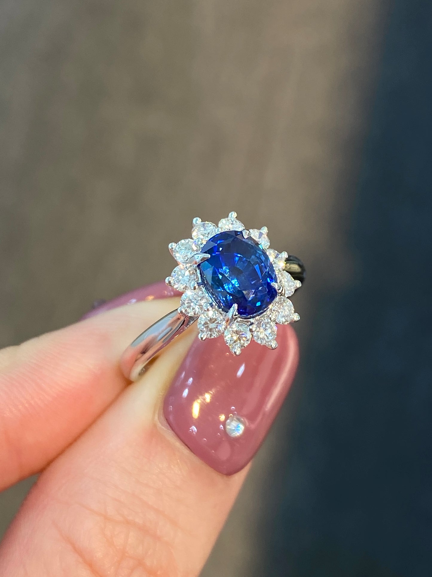 Natural Blue Sapphire 2.40ct Ring