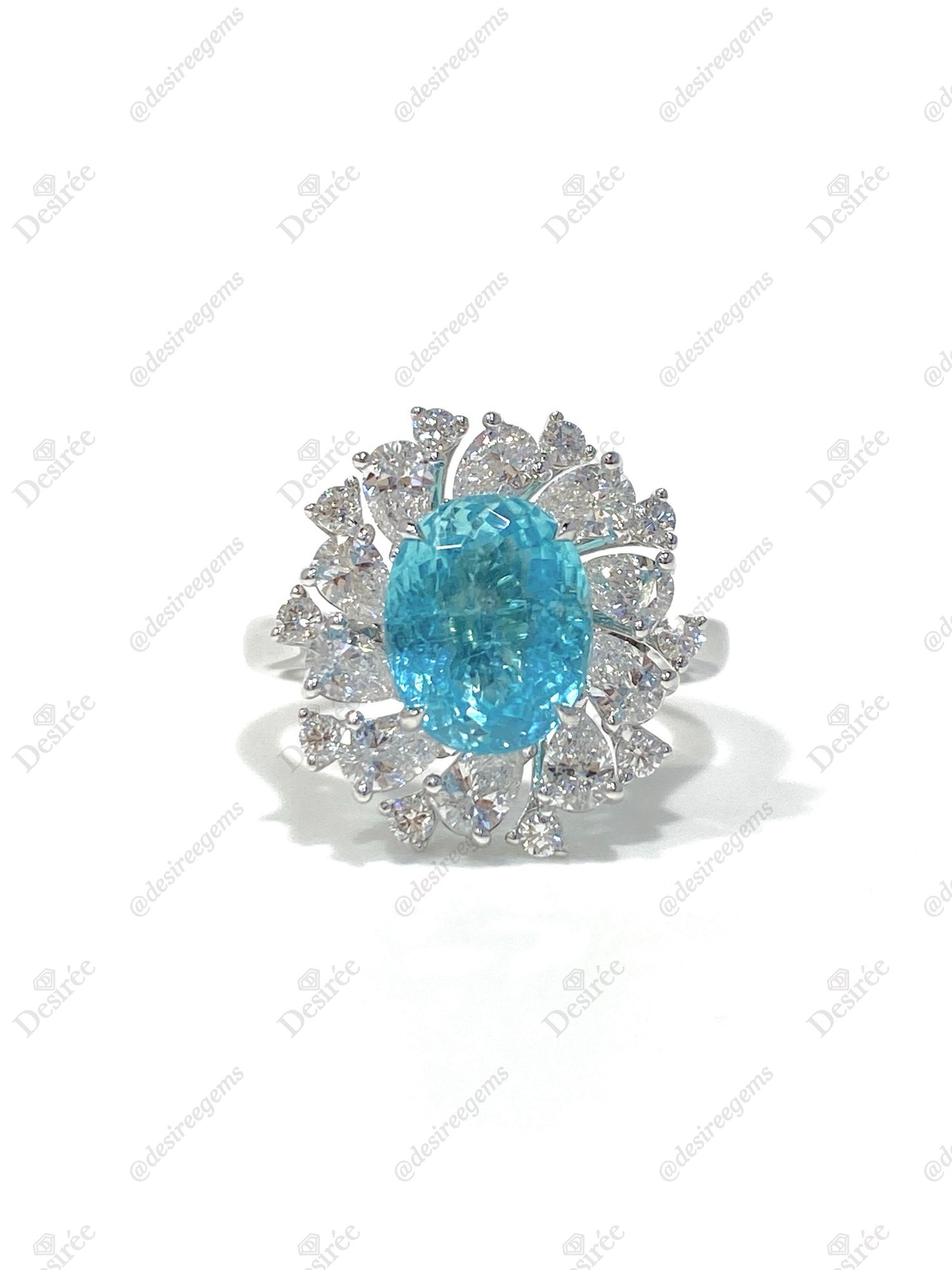 Natural Paraiba Tourmaline 2.63ct Ring