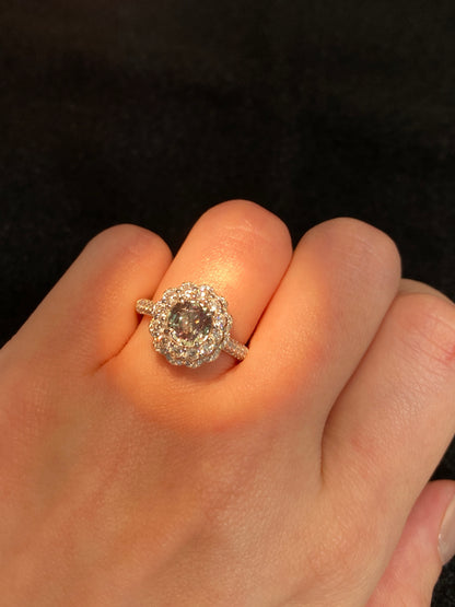 Natural Color Change Alexandrite 1.42ct Ring