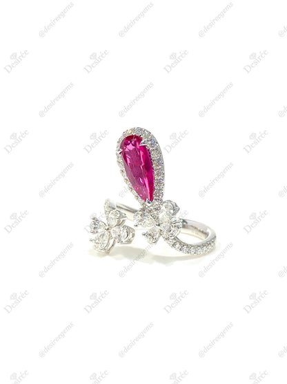 Natural Unheated Pigeon’s Blood Ruby 1.22ct Ring