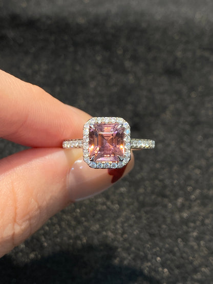 Natural Pink Tourmaline 1.73ct Ring