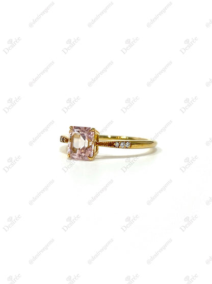 Natural Pink Tourmaline 1.01ct Ring