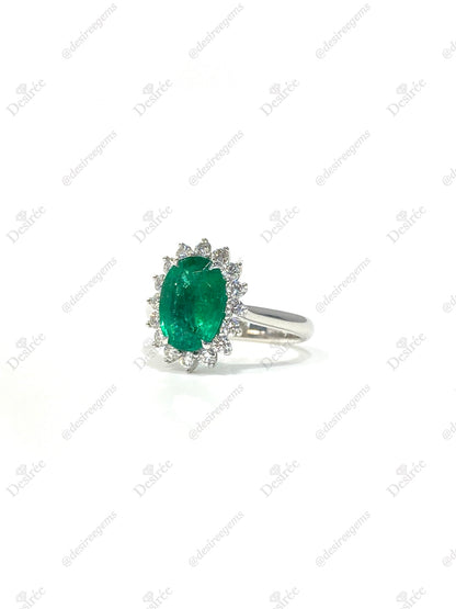 Natural Emerald 1.86ct Ring