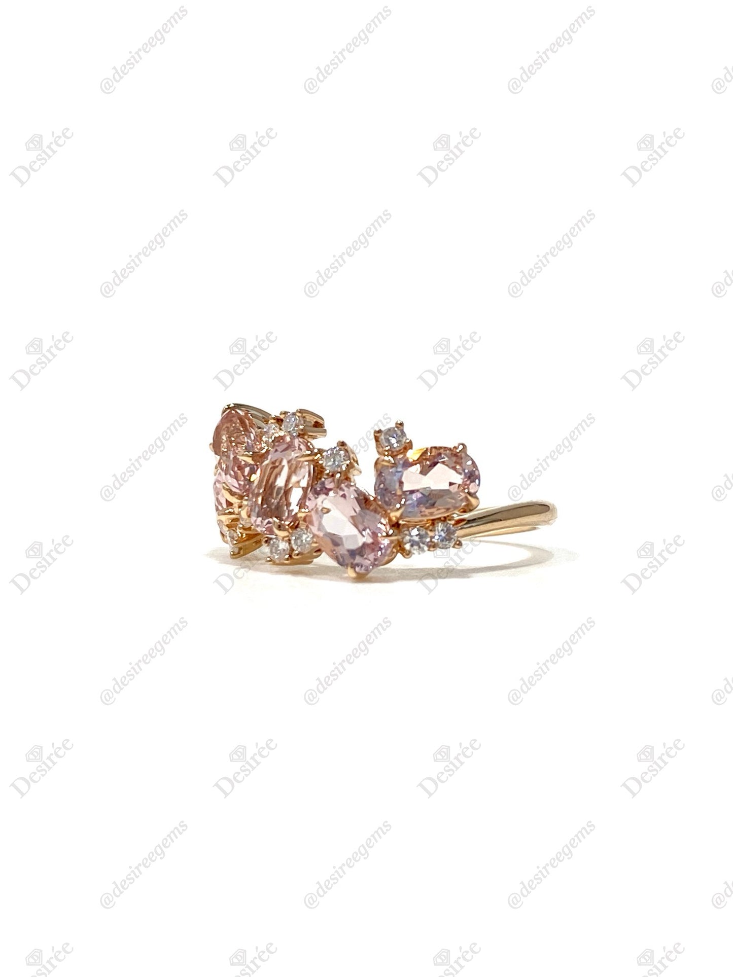 Natural Morganite 2.08ct Ring