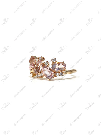 Natural Morganite 2.08ct Ring