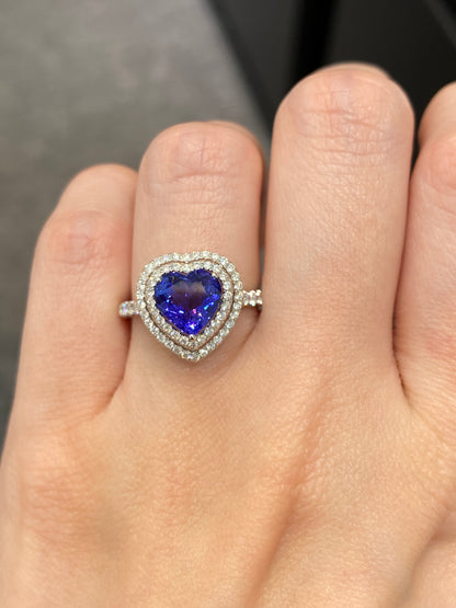 Natural Tanzanite 1.67ct Ring