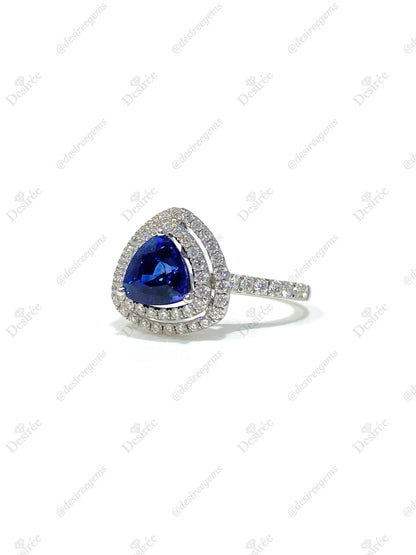 Natural Blue Sapphire Ring 1.43ct