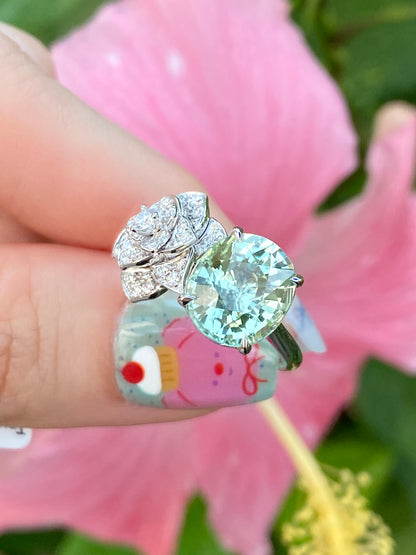 Natural Tourmaline 3.80ct Ring