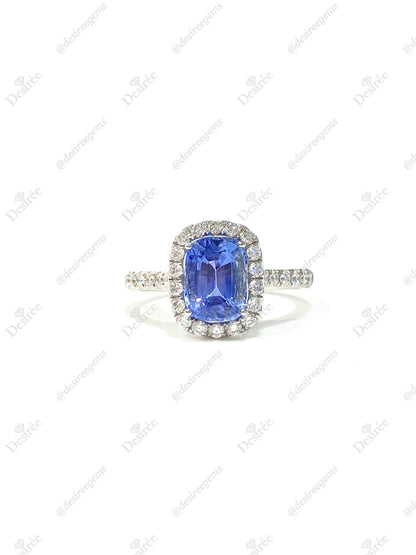 Natural Blue Sapphire Ring 2.13ct