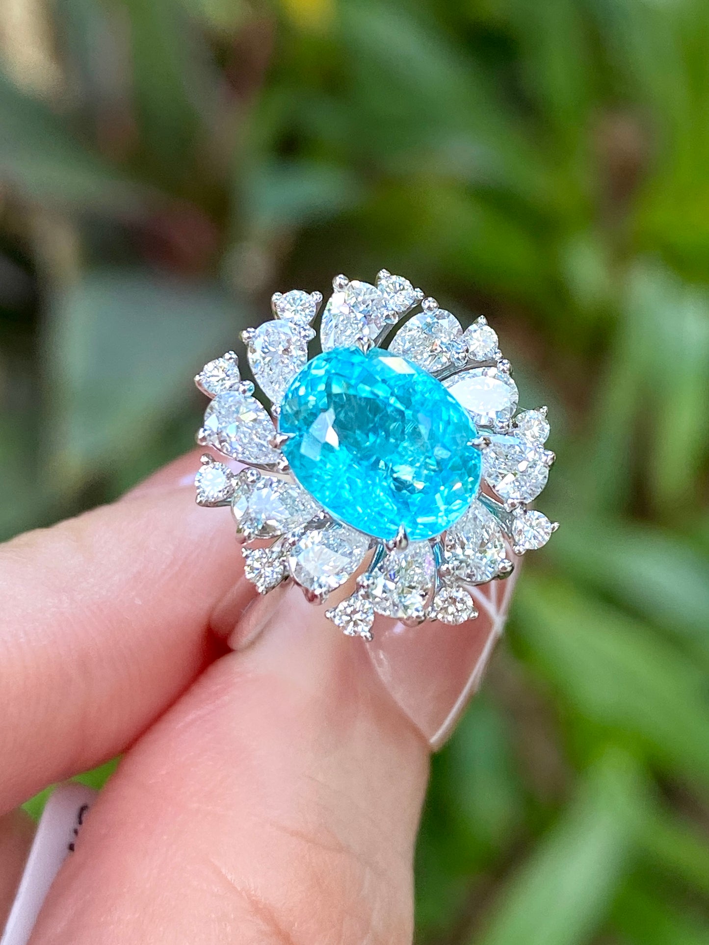 Natural Paraiba Tourmaline 2.63ct Ring