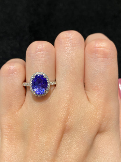 Natural Tanzanite 2.72ct Ring