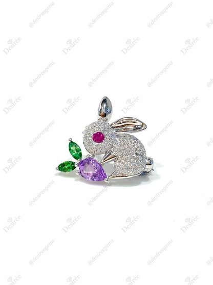 Rabbit Brooch