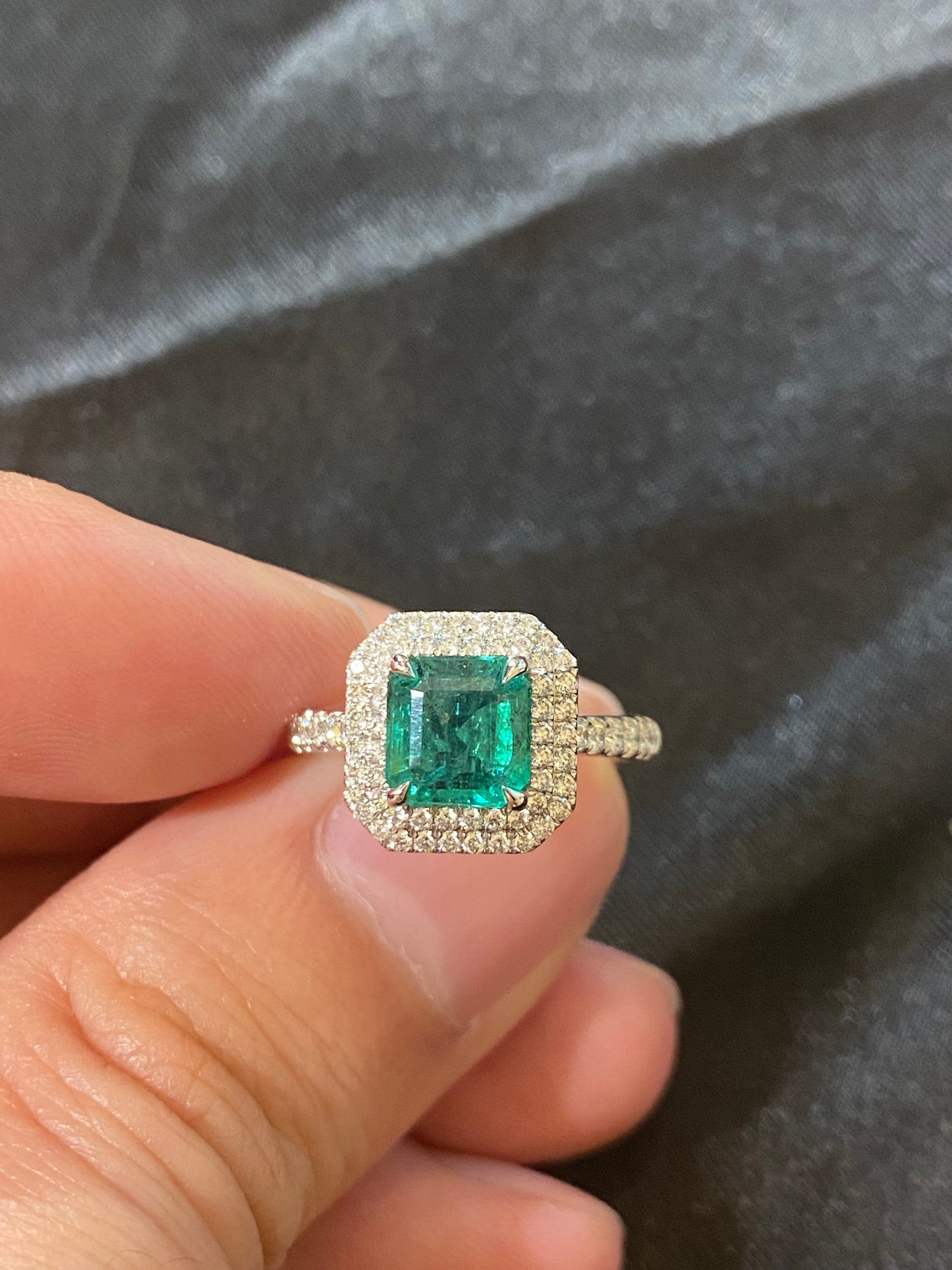 Natural Emerald 1.45ct Ring