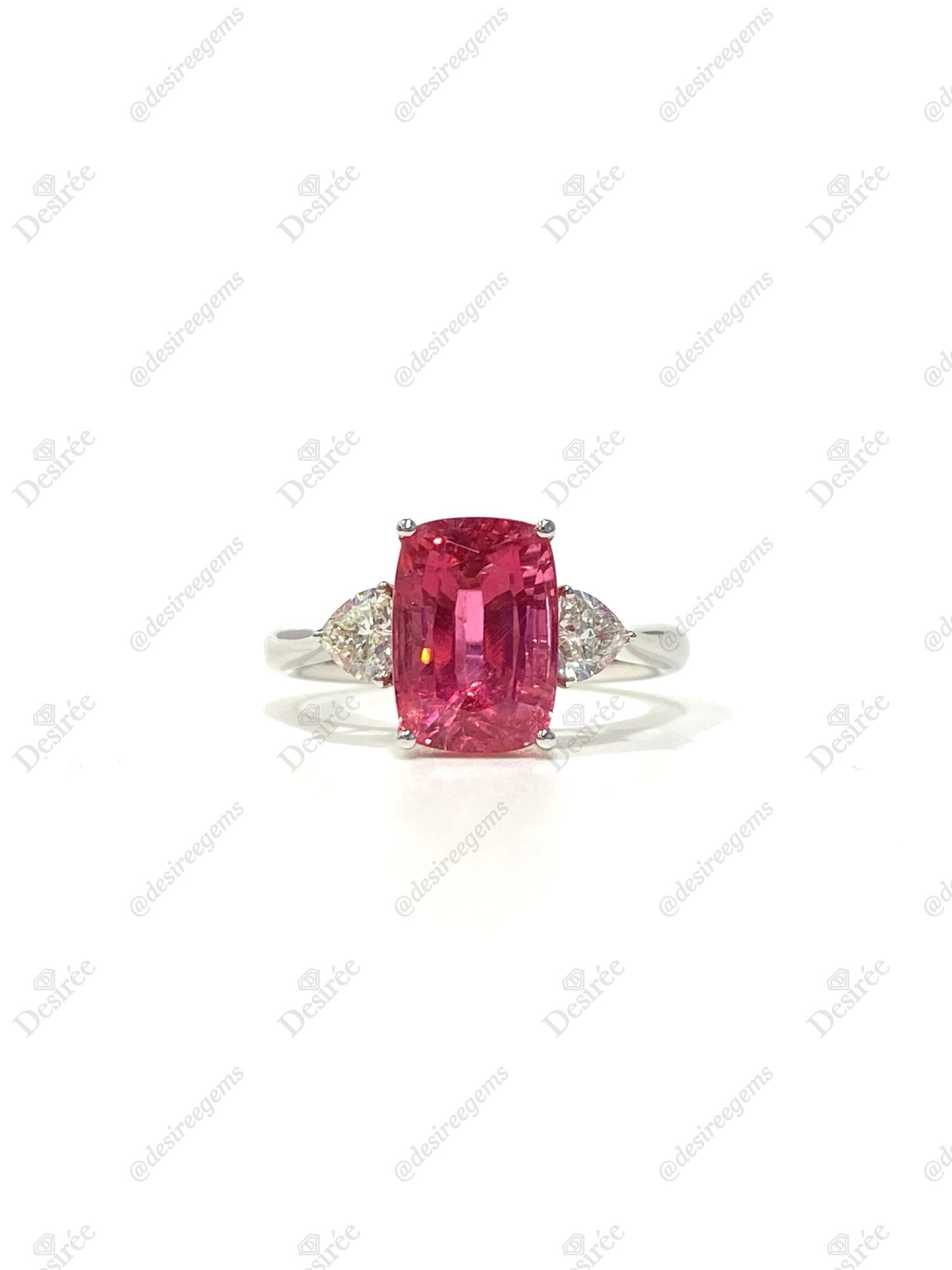 Natural Pink Tourmaline 3.40ct Ring