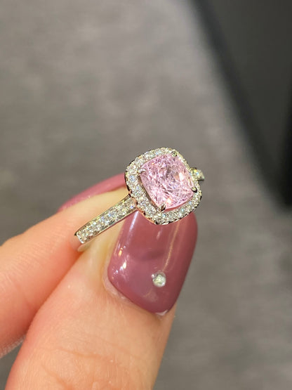 Natural Pink Spinel 1.45ct Ring