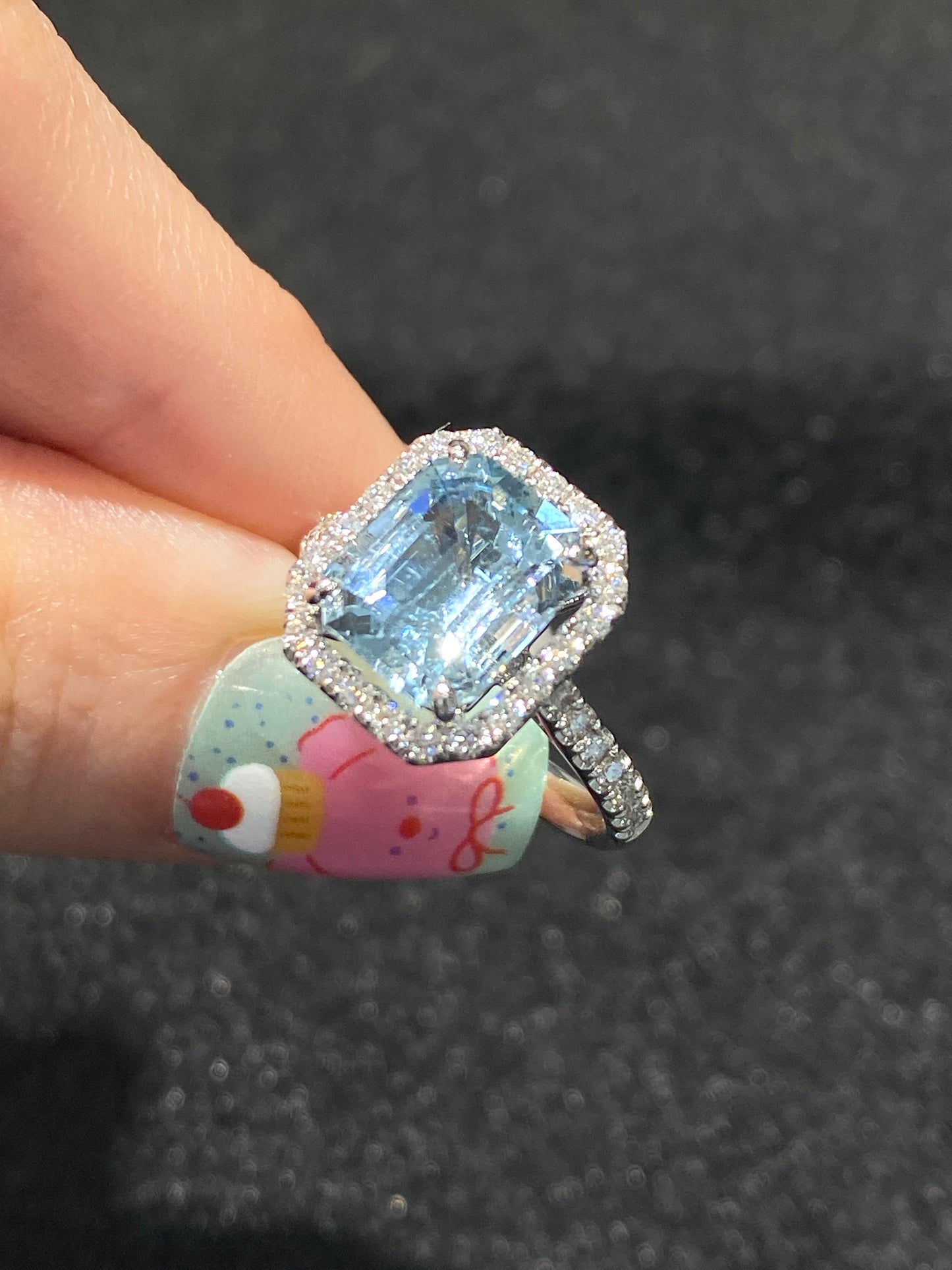 Natural Aquamarine 2.83ct Ring