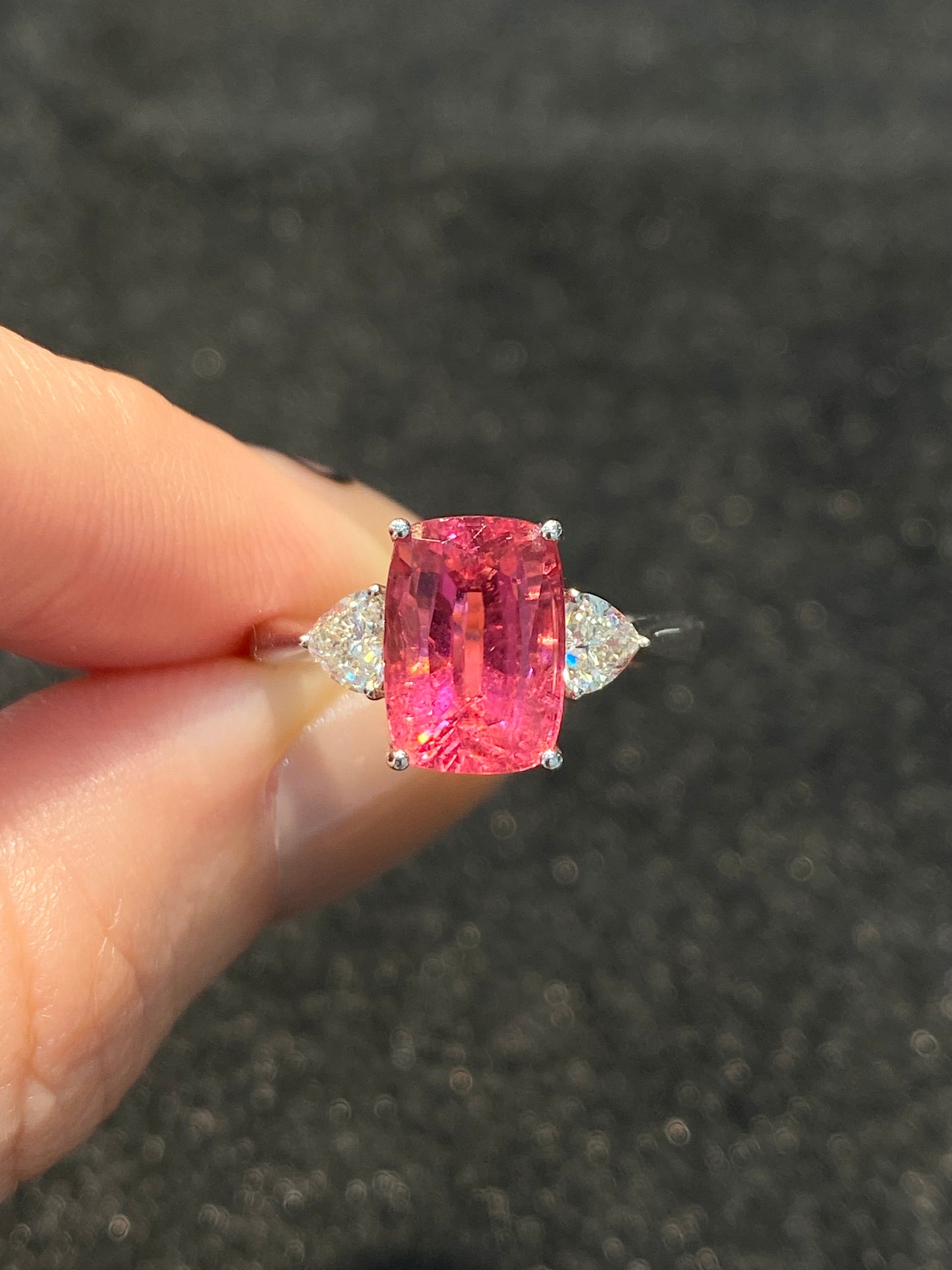 Natural Pink Tourmaline 3.40ct Ring
