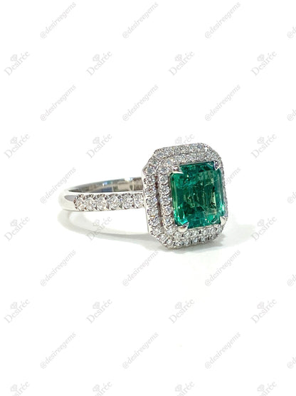 Natural Emerald 1.51ct Ring