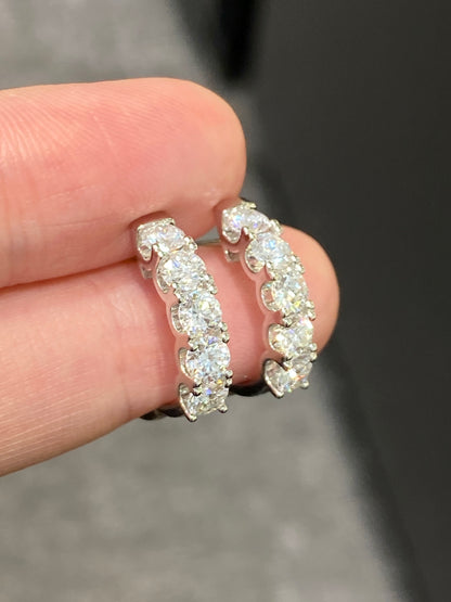 Natural Diamond Earrings 1.476ct