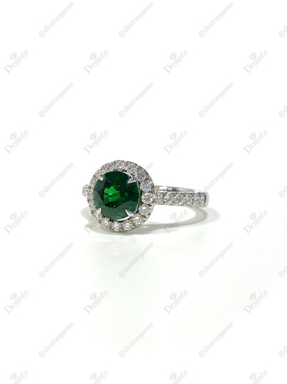 Natural Green Garnet Tsavorite 1.60ct Ring
