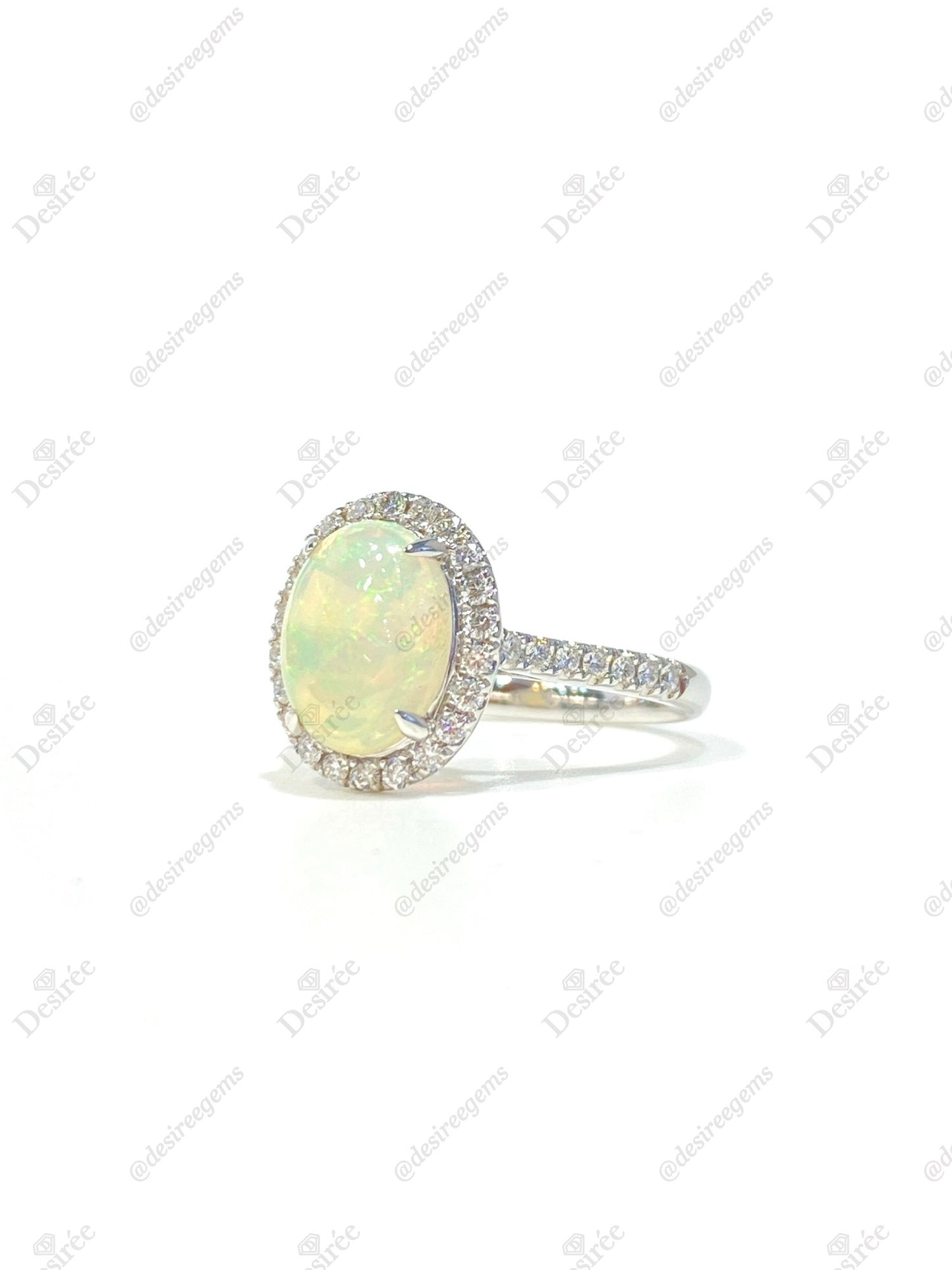 Natural Opal 1.20ct Ring