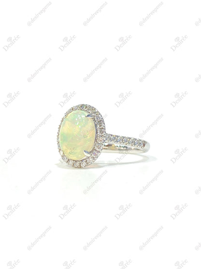 Natural Opal 1.20ct Ring
