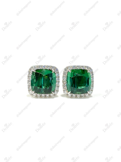 Natural Tourmaline 6.49ct Earrings