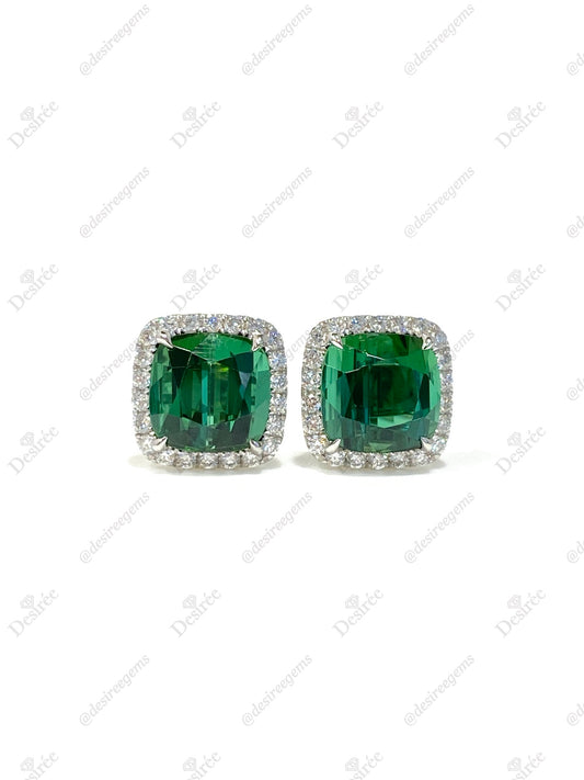 Natural Tourmaline 6.49ct Earrings