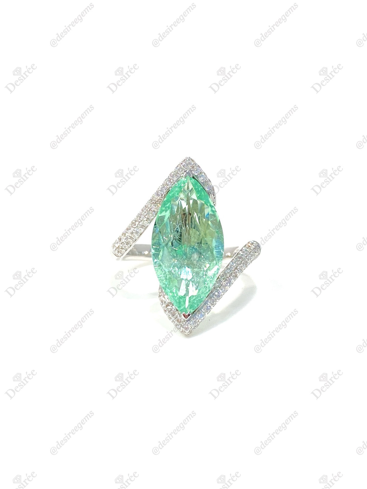 Natural Paraiba Tourmaline 3.95 Ring