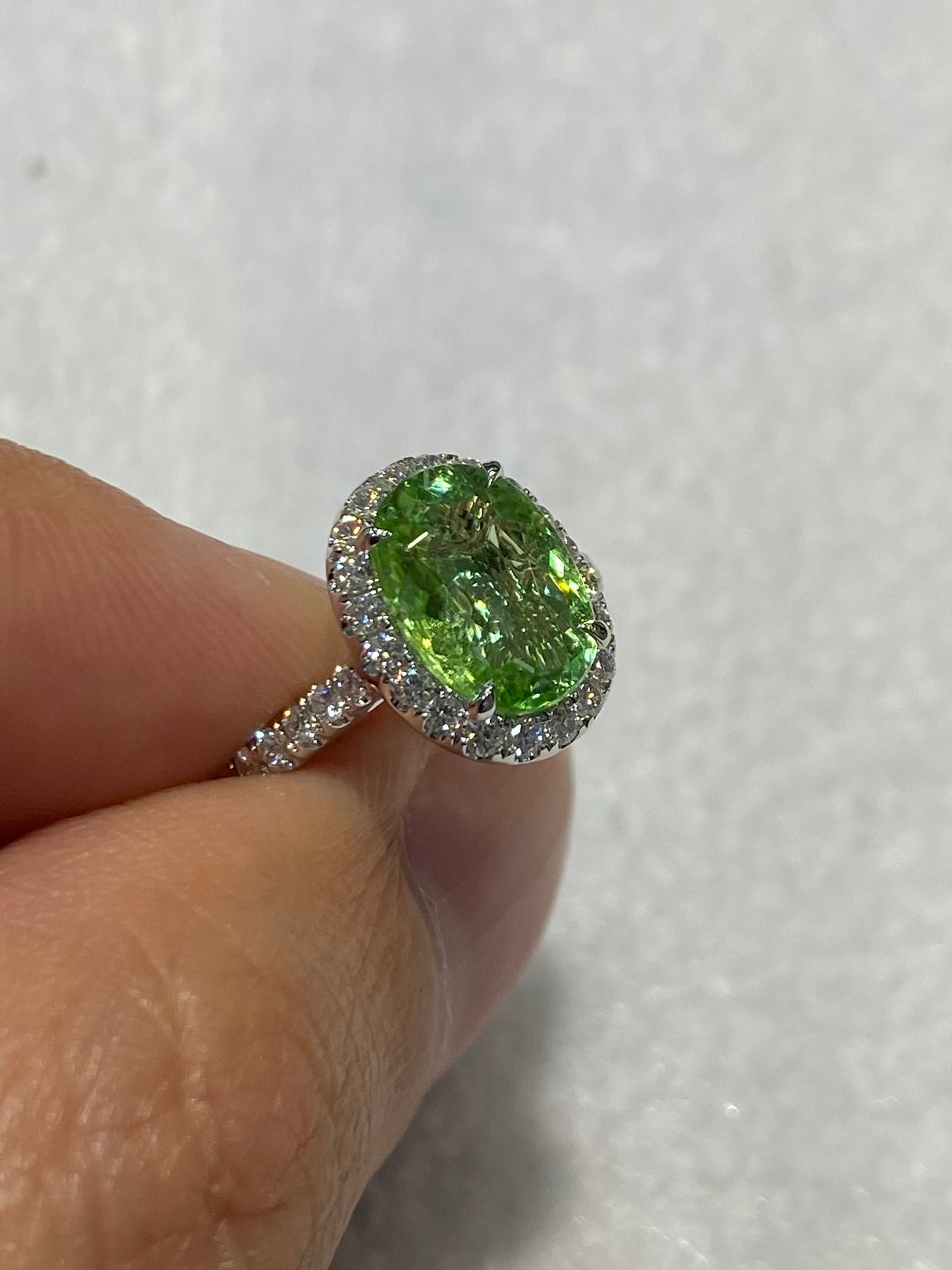 Natural Paraiba Tourmaline 2.54ct Ring