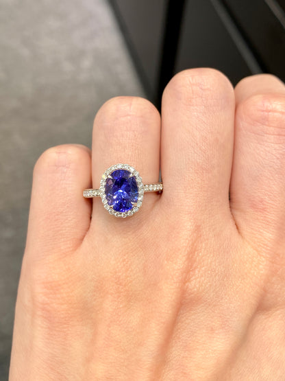 Natural Tanzanite 2.01ct Ring