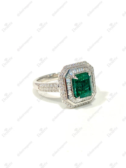 Natural Emerald 2.21ct Ring