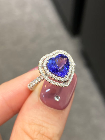 Natural Tanzanite 1.67ct Ring