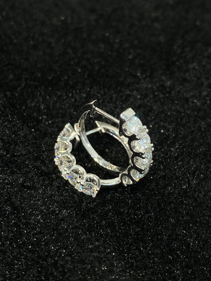 Natural Diamond Earrings 1.476ct