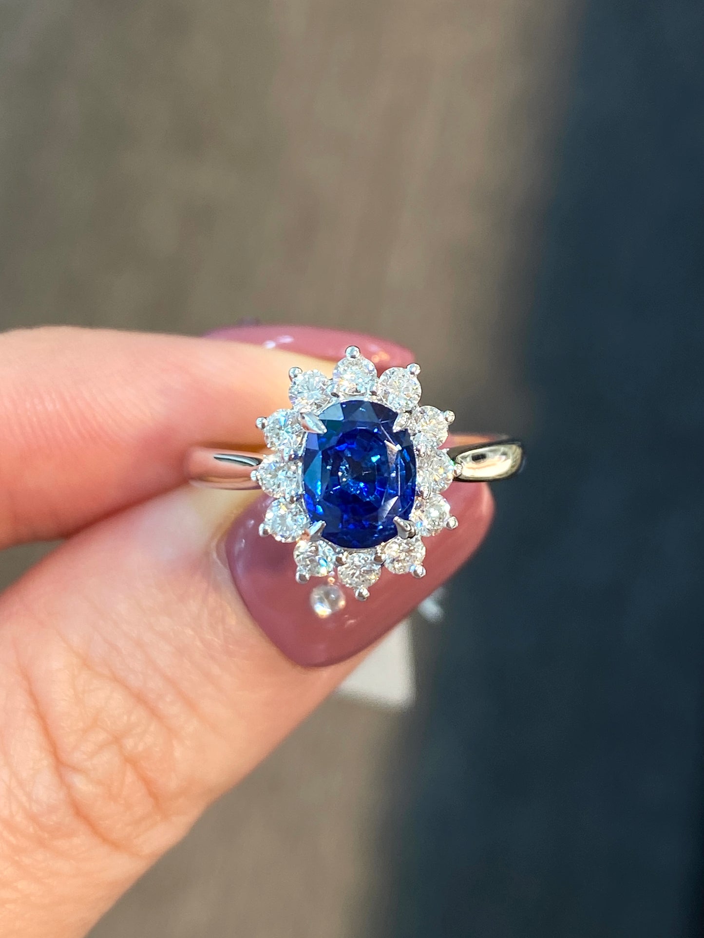 Natural Blue Sapphire 2.40ct Ring