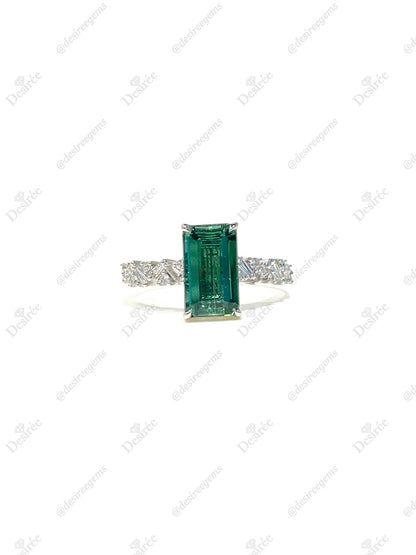 Natural Green Tourmaline 2.53ct Ring