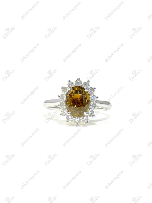 Natural Chrysoberyl 2.19ct Ring