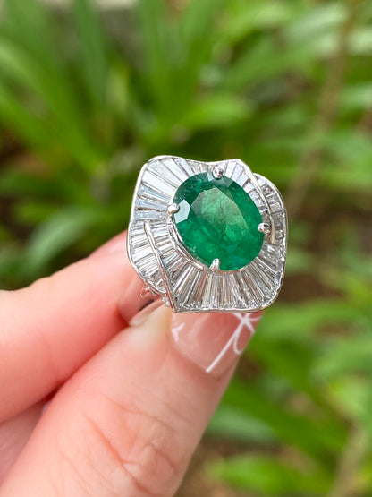 Natural Emerald 2.74ct Ring