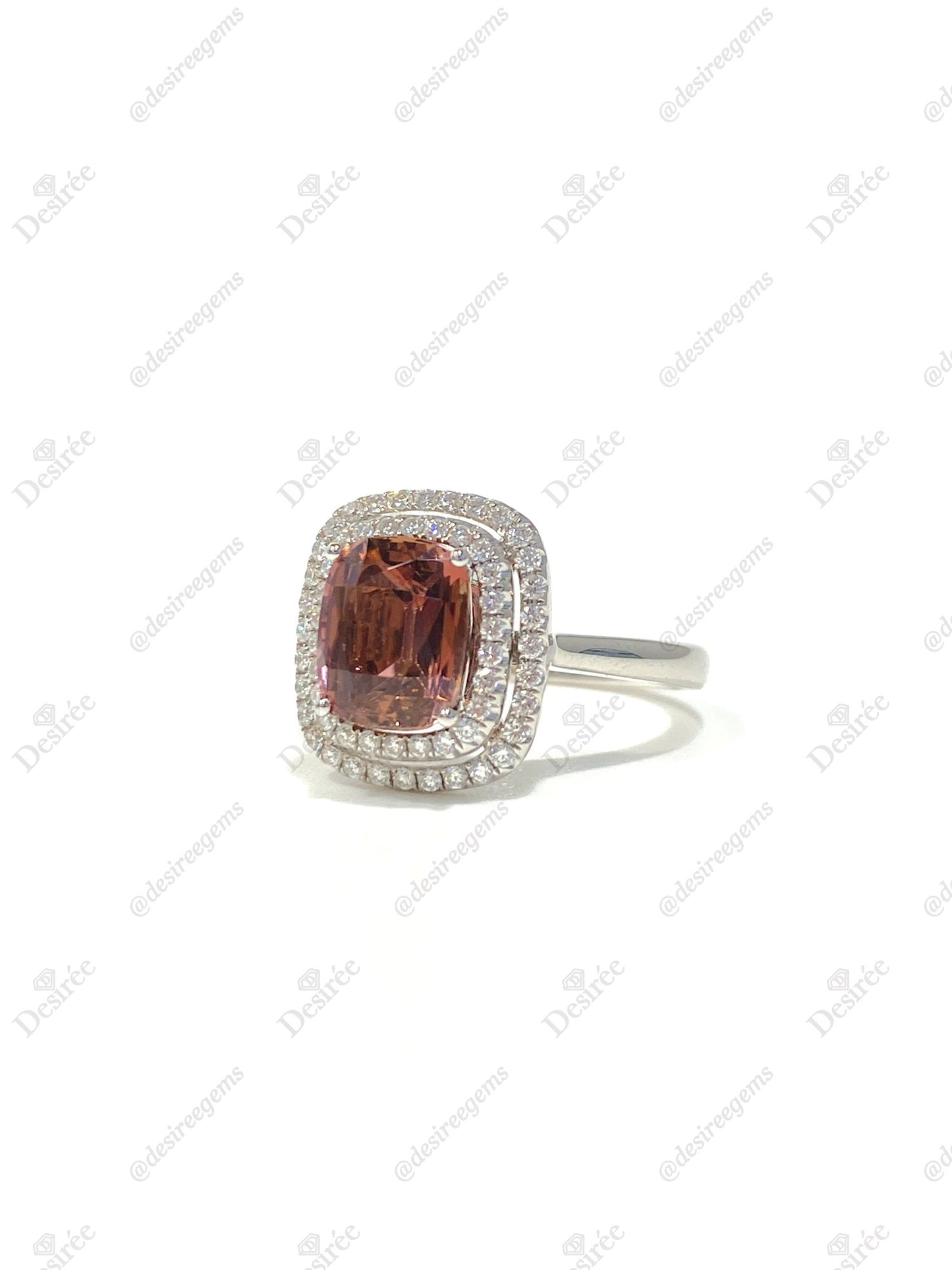 Natural Purplish Pink Tourmaline 1.90ct Ring
